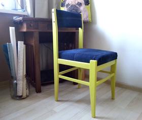Jeansowe krzesło 